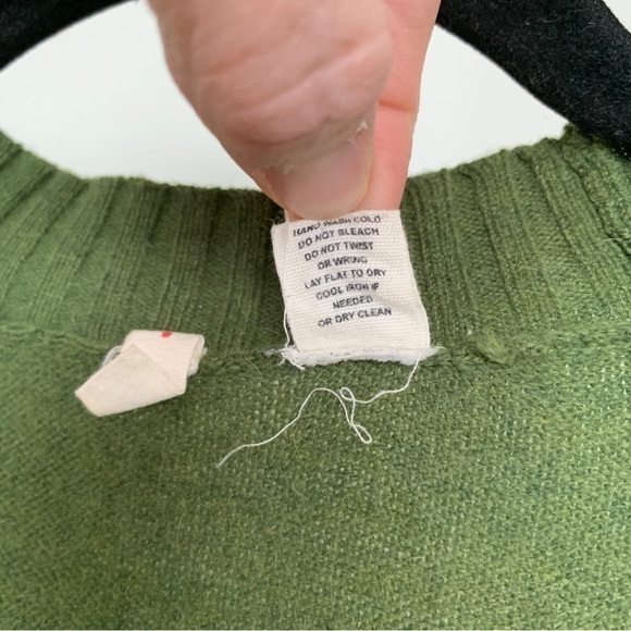 Moth Anthropologie Green Tank Sweater Dress Size S - Picture 7 of 10